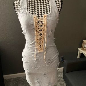 Cute distressed dress